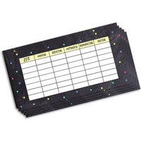 5 X Stundenplan Für Federmäppchen Punkte, Schulranzen, Schulanfang Geschenk, Einschulung Federtasche von NastamiDesign