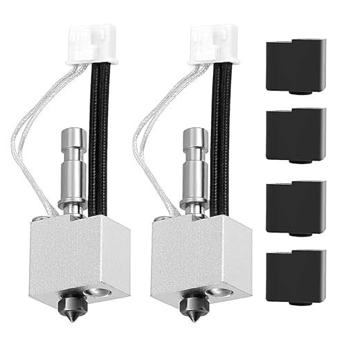2-Pack Hotend für Kobra S1 Combo 0.2MM 0.4MM,Druckkopf Extruder Kit,Messing Düse,Hochtemperaturwiderstand,3D-Drucker-Extruder für Anycubic Kobra S1/ S1 Combo 3D Drucker von Nastopee