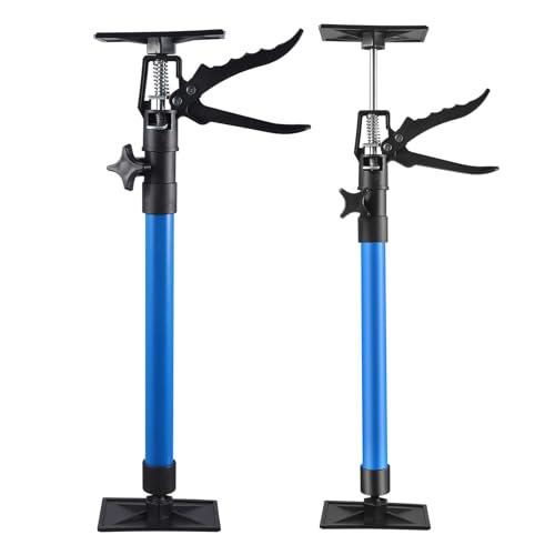 Deckenstützen, 2er Set Deckenstütze Montagestütze 40 kg Tragkraft Einhandstütze Teleskopstütze Dehnen 50-115 cm Zargenspanner Türzargenspanner Zur Unterstützung von Türzargen Schränken (50-115 cm) von Nastopee