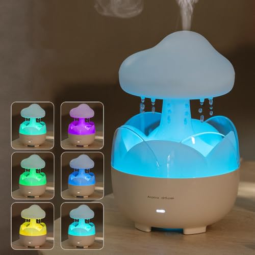 Luftbefeuchter,Raindrop Wolkendiffusor für ätherisches Öl,Aroma Diffuser Luftbefeuchter Schlafzimmer Fernbedienung ätherisches Öl Luftbefeuchter Luftbefeuchter,Raindrop Wolkendiffusor für ätherisches Öl,Aroma Diffuser Luftbefeuchter Schlafzimmer Fernbedienung ätherisches Öl Luftbefeuchter von Nastopee