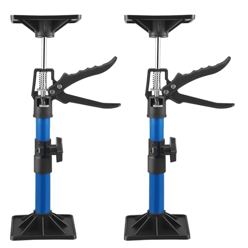 Nastopee Deckenstützen, 2er Set Deckenstütze Montagestütze 40 kg Tragkraft Einhandstütze Teleskopstütze Dehnen 30-59 cm Zargenspanner Türzargenspanner Zur Unterstützung von Türzargen Schränken von Nastopee
