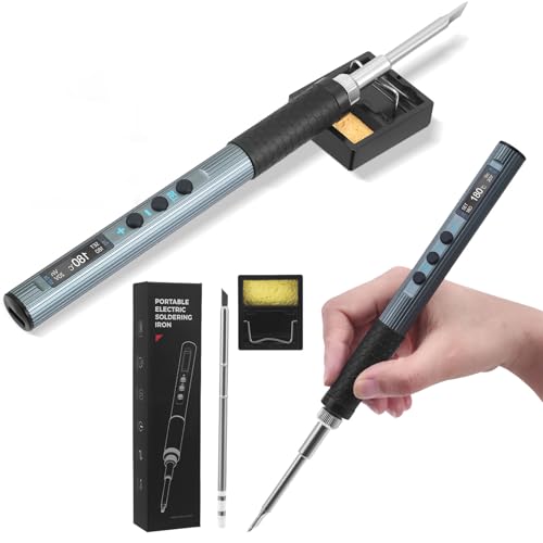 Nastopee T12 Präzisions Lötkolben Set,kabelloser Lötkolben Set mit Einstellbar 100-450°C, 65W GaN Ladekopf,USB C Kabel Soldering Iron Kompakt und leicht zu transportieren Nastopee T12 Präzisions Lötkolben Set,kabelloser Lötkolben Set mit Einstellbar 100-450°C, 65W GaN Ladekopf,USB C Kabel Soldering Iron Kompakt und leicht zu transportieren von Nastopee