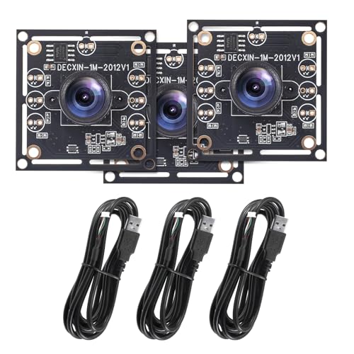 Nastopee ov9732 Kamera Modul 3er Set, 1280 X 720, 30 Fps, 100° Weitwinkel für Dartboard System Gesichtserkennung Tieferkennung Plug and Play mit 2M, USB-Treiber Kabel für Windows Linux Android Nastopee ov9732 Kamera Modul 3er Set, 1280 X 720, 30 Fps, 100° Weitwinkel für Dartboard System Gesichtserkennung Tieferkennung Plug and Play mit 2M, USB-Treiber Kabel für Windows Linux Android von Nastopee