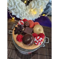 Glas Für Tee-Kaffee-Zucker Marmelade Schokolade Kekse Geschenkidee Geschenk Sie Handgefertigte Weihnachtsgeschenk von NataliZimm