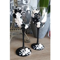 Wunderschöne Gläser Für Hochzeit Oder Deko, Hochzeitsgläser, Sektgläser, Geschenk Wunderschöne Gläser Für Hochzeit Oder Deko, Hochzeitsgläser, Sektgläser, Geschenk von NataliZimm