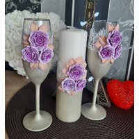 Wunderschöne Gläser Für Hochzeit Oder Deko Hochzeitsgläser Sektgläser Geschenk Hochzeitskerze Geburtstagskerze Weihnachtsgeschenk Wunderschöne Gläser Für Hochzeit Oder Deko Hochzeitsgläser Sektgläser Geschenk Hochzeitskerze Geburtstagskerze Weihnachtsgeschenk von NataliZimm