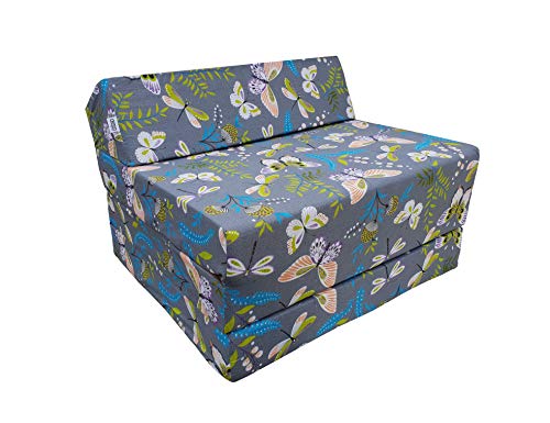 Natalia Spzoo Klappmatratze Bettsessel Schlafsofa Faltmatratze 200 x 70 x 10 cm Baumwolle (001) von Natalia Spzoo