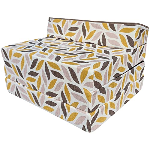 Natalia Spzoo Klappmatratze Bettsessel Schlafsofa Faltmatratze 200 x 70 x 10 cm Baumwolle (C901) von Natalia Spzoo