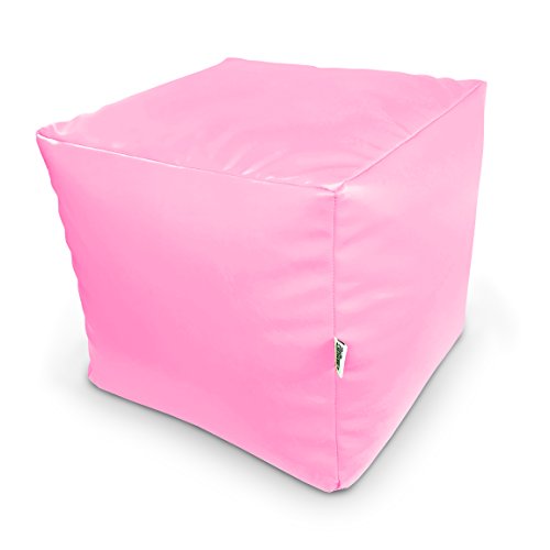 Natalia Spzoo Sitzwürfel aus Kunstleder zum sitzen Spielen usw. super leicht (Pink) von Natalia Spzoo