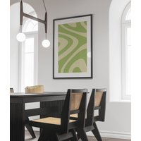 Swirl Zigzag Marmor Druck Trendy Poster, Grün | Mehrere Größen Verfügbar - Kein Weißer Rand/Ungerahmt Swirl Zigzag Marmor Druck Trendy Poster, Grün | Mehrere Größen Verfügbar - Kein Weißer Rand/Ungerahmt von NataliaDesignsbyNK
