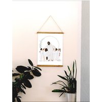 One By Leinwand Kunstdruck - Christus Lds Taufe Kunst Jesus Dient Kindern Christliche Kunstwerk von NatalieJeanneArtShop