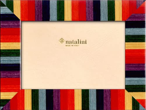 Natalini, GAIA 30 13 x 18 cm, Bildmaß, Aufstellrahmen, Holz, Regenbogen, Außenmaße 18 x 23 x 1,5 cm von Natalini