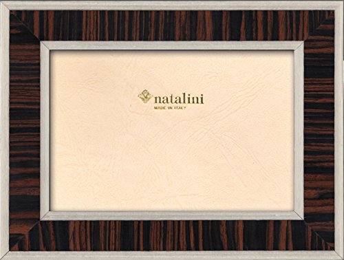 NATALINI 101 Ebano 10X15 Bilderrahmen mit Unterstützung für Tisch, Tulipwood, Ebenholz, 10 X 15 X 1,5 von Natalini