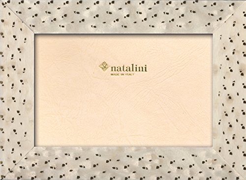 Natalini ATTICO 10X15 Bilderrahmen mit Unterstützung für Tisch, Tulipwood, Weiß, 10 X 15 X 1,5 von Natalini