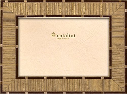NATALINI Antiqua Rovere 10X15 Bilderrahmen mit Unterstützung für Tisch, Tulipwood, Eiche, 10 X 15 X 1,5 von Natalini