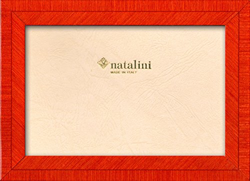 NATALINI BIANTE Arancio 13X18 Bilderrahmen mit Unterstützung für Tisch, Tulipwood, Orange, 13 X 18 X 1,5 von Natalini