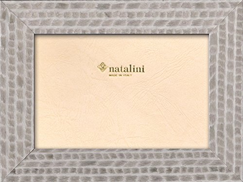 NATALINI ERIS Grigio 13X18 Bilderrahmen mit Unterstützung für Tisch, Tulipwood, Grau, 13 X 18 X 1,5 von Natalini