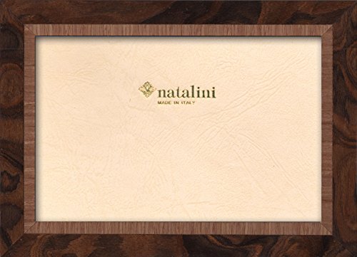NATALINI Ester Noce Canaletto 10X15 Bilderrahmen mit Unterstützung für Tisch, Tulipwood, Nussbaum, 10 X 15 X 1,5 von Natalini