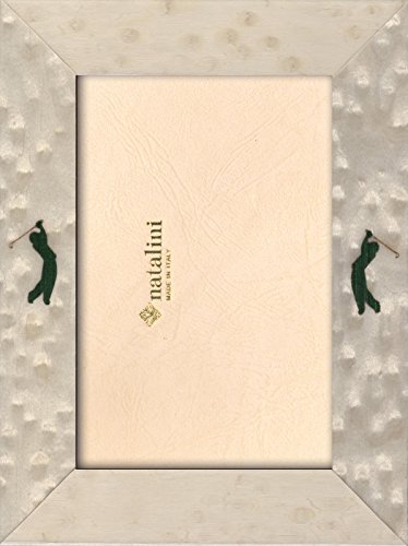 NATALINI GOLFEUR Bianco 10X15 Bilderrahmen mit Unterstützung für Tisch, Tulipwood, Weiß, 10 X 15 X 1,5 von Natalini