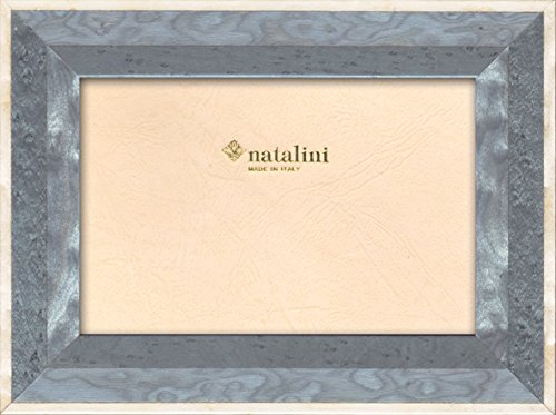 Natalini Intra Azzurro 20X25 Bilderrahmen mit Unterstützung für Tisch, Tulipwood, Hell-blau, 20 X 25 X 1,5 von Natalini