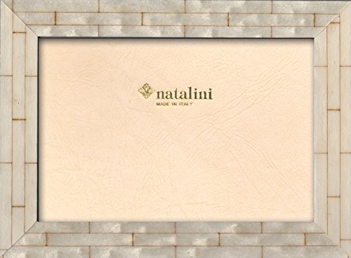 NATALINI MATTONCINI Bianchi 10X15 Bilderrahmen mit Unterstützung für Tisch, Tulipwood, Weiß, 10 X 15 X 1,5 von Natalini
