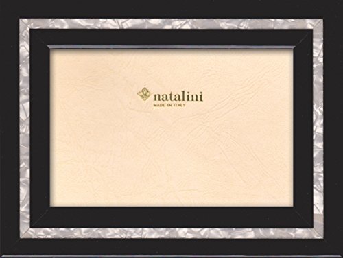 NATALINI MPB Nero 10X15 Bilderrahmen mit Unterstützung für Tisch, Tulipwood, Schwarz, 10 X 15 X 1,5 von Natalini