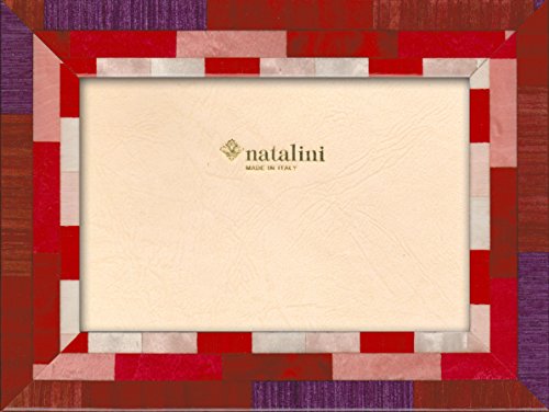 NATALINI MIRA AMARVR 13X18 Bilderrahmen mit Unterstützung für Tisch, Tulipwood, Rot, 13 X 18 X 1,5 von Natalini