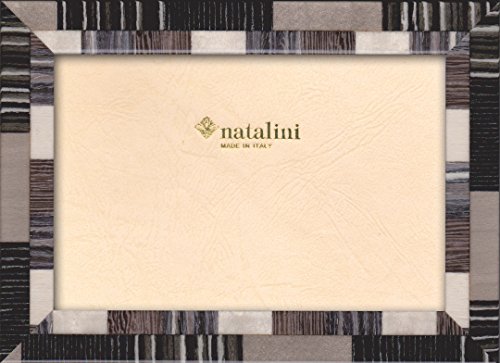 Natalini Nice Grigia 10X15 Bilderrahmen mit Unterstützung für Tisch, Tulipwood, Grau, 10 X 15 X 1,5 von Natalini