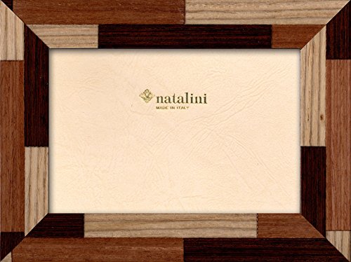 NATALINI PARQUET Rovere 10X15 Bilderrahmen mit Unterstützung für Tisch, Tulipwood, Eiche, 10 X 15 X 1,5 von Natalini