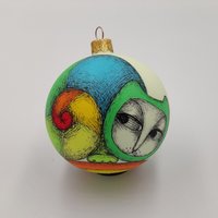 Weihnachtsschmuck Katze Und Vögel Weihnachtsschmuck Katze Und Vögel von NatalkaMyhalArts