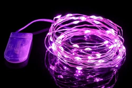 Nataluna Fuchsia 20 Mikro-LED-Batt. 2 m Innenbereich, Siehe Foto, Einheitsgröße von Nataluna