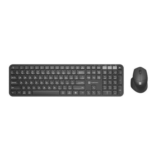 Natec Tastatur und Maus NKL-1998 QWERTY US Schwarz von Natec