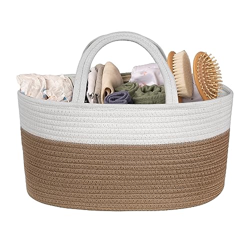 Natemia Wickeltasche Organizer - Wickeltisch Organizer Gross und Tragbar - Gewbter Wickelkorb Baby Organizer für Unterwegs & Wickelkommode - Windel Caddy auch für Auto Natemia Wickeltasche Organizer - Wickeltisch Organizer Gross und Tragbar - Gewbter Wickelkorb Baby Organizer für Unterwegs & Wickelkommode - Windel Caddy auch für Auto von Natemia