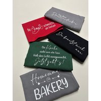 Geschirrtücher Mit Sprüchen Für Verschiedene Anlässe. Für Oma, Freunde, Mama. Als Geschenk Zum Geburtstag, Weihachten Oder Als Mitbringsel von NathaliesBastelbude