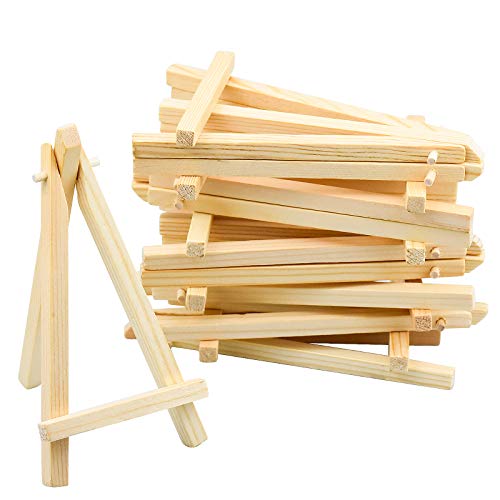 20 STK Mini Dreieck Staffelei Bilderrahmen Display Klein Staffelei Tisch Mini Tafel Dreieck Holz Stand für Hochzeit Weihnachten Party 20 STK Mini Dreieck Staffelei Bilderrahmen Display Klein Staffelei Tisch Mini Tafel Dreieck Holz Stand für Hochzeit Weihnachten Party von NathrBTV