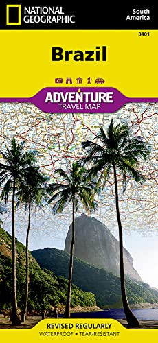 Brasilien: NATIONAL GEOGRAPHIC Adventure Maps: Waterproof. Tear-resistent von National Geographic