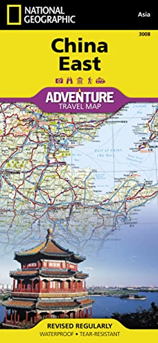 China, Osten: NATIONAL GEOGRAPHIC Adventure Maps: Protected Areas Boundaries, Points of Interest, Detailed Road Network and Town Location Index. Waterproof. Tear-resistent von National Geographic
