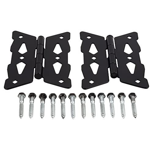 National Hardware N109-218 SPB8443 Dekorative Schmetterlingsscharniere, Schwarz von National Hardware