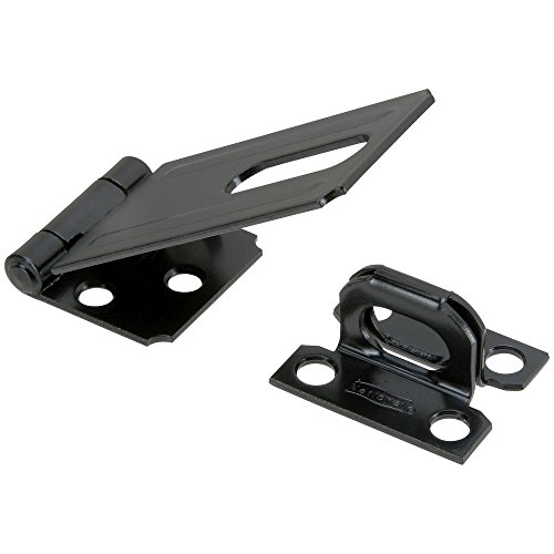 National Hardware N305-953 Scharnier-Haspe, schwarz, 3-1/4" von National Hardware