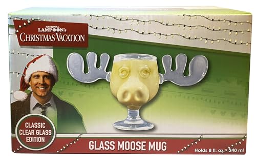 ICUP National Lampoon's Christmas Vacation Griswold Elch Tasse, 227 ml, transparent (08450) von ICUP