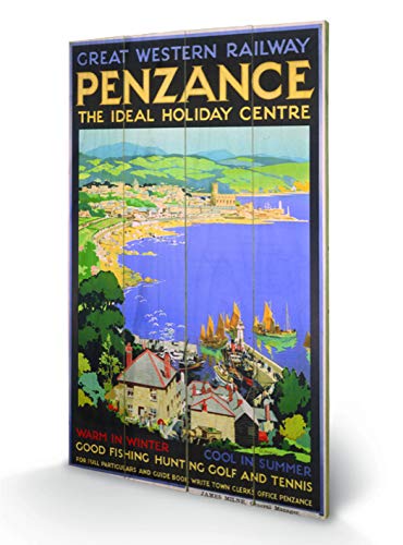 National Railway Museum Cornwall '14' Holz- Wand Kunst,45 x 76 cm von Pyramid International