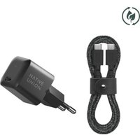Native Union - 30W usb-c Fast GaN Charger Black + usb-c Cable Cos. von Native Union