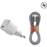 Native Union - 30W usb-c Fast GaN Charger White + usb-c Cable Zeb. von Native Union