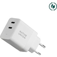 Native Union - 35W Dual usb-c Fast GaN pd Wall Charger White von Native Union