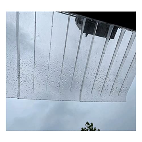Unsichtbarer Vordach-Markisenschutz für die Vordertür, unsichtbarer Fenster-Regenschutz, Außen-Regenüberdachungs-Markise, modernes Design-Türvordach-Markise, mit Zubehör (Größe: 40 x 150 cm/ von Natliedop