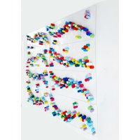 Dübel Holzwandkunst. Fröhliche Und Kräftige Farben. Große Kunst, Moderne Skulptur. 3D Kunst. Wandskulptur. Handbemalte Holzkreise© von NatswoodArt