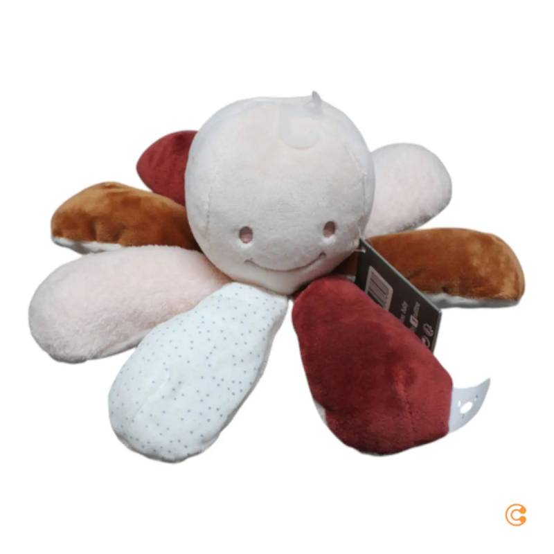 B-Ware Nattou Lapidou Krake Plüschtier Plüschfigur Kuscheltier Aktivitätsspielzeug von Nattou