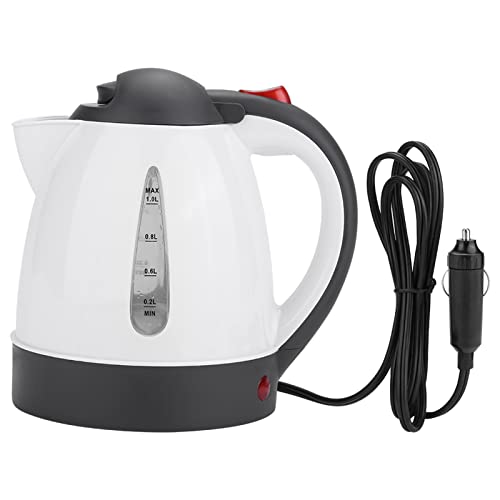 1000 ml 24 V Auto Elektrischer Warmwasserbereiter Becher Kaffee Warmer Elektrischer Becher Überstromschutz Effizientes Trinkwerkzeug Versiegelt für die Teezubereitung im Auto von Natudeco