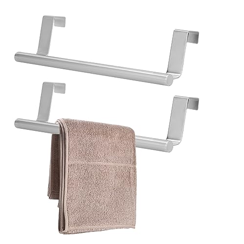 2Stücke Handtuchhalter Metall Handtuchreling Handtuchaufhänger Handtuchständer Badezimmer Handtuchhalte Handtuchreling für Küchenschrank Handtücher Geschirrtücher Geschirrtücher(36cm/14.17inch) von Natudeco