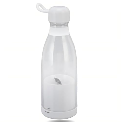 300ml Tragbarer Mixer Persönliche Größe Mixer Trinken Mini-Mixer Elektrisch Mini tragbar USB wiederaufladbar Smart Protection Individueller PP-Cup-Mixer in Lebensmittelqualität Weiß für Shakes Smoothi 300ml Tragbarer Mixer Persönliche Größe Mixer Trinken Mini-Mixer Elektrisch Mini tragbar USB wiederaufladbar Smart Protection Individueller PP-Cup-Mixer in Lebensmittelqualität Weiß für Shakes Smoothi von Natudeco